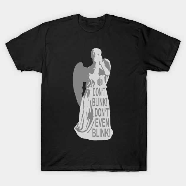 Alert - Weeping Angel  - Dont Blink 3 T-Shirt by EDDArt